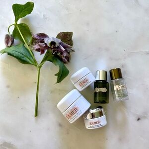 La Mer Empty Mini Bottles and Jars Bundle of 5